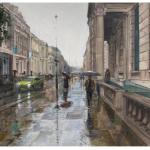 February Zoom Demo Evening - Tushar Sabale Cityscape in Oils